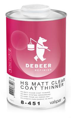 8-451 HS Matt Clear Coat Thinner 1L