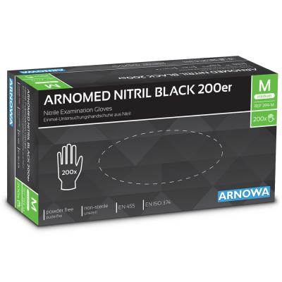 ARNOMED NITRIL BLACK 200er M