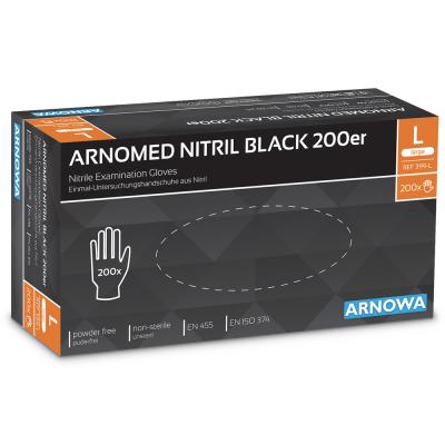 ARNOMED NITRIL BLACK 200er L